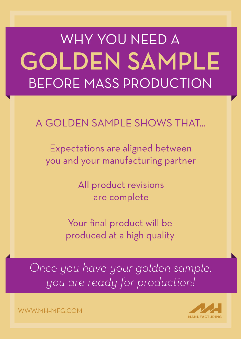 Why You Need a Golden Sample before Mass Production