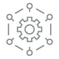 icon of gear for manufacturing