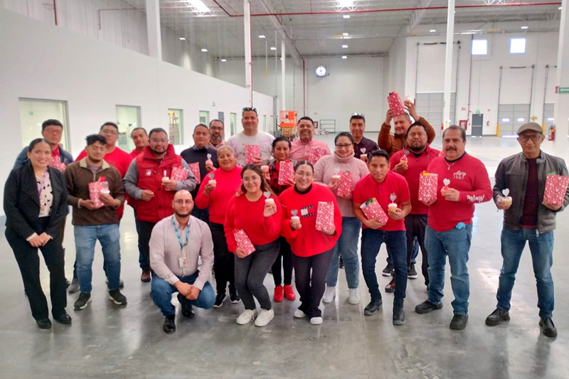 MX team celebrating Valentine's Day