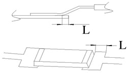 solder misalignment