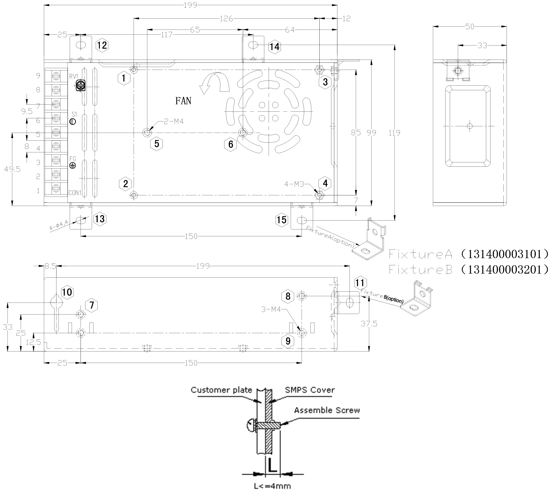 HDP-240 Mechanical Specs