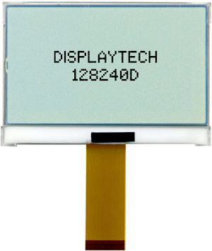 128240D Graphic Display Series by Displaytech | 240x128 LCD
