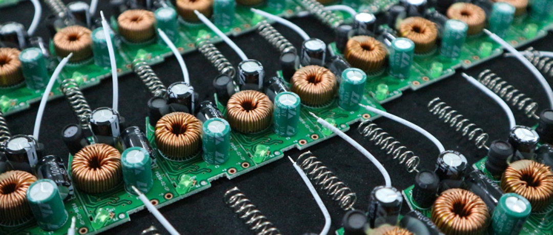 assembled electronic components